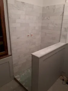 Rénovation d'une salle de douche